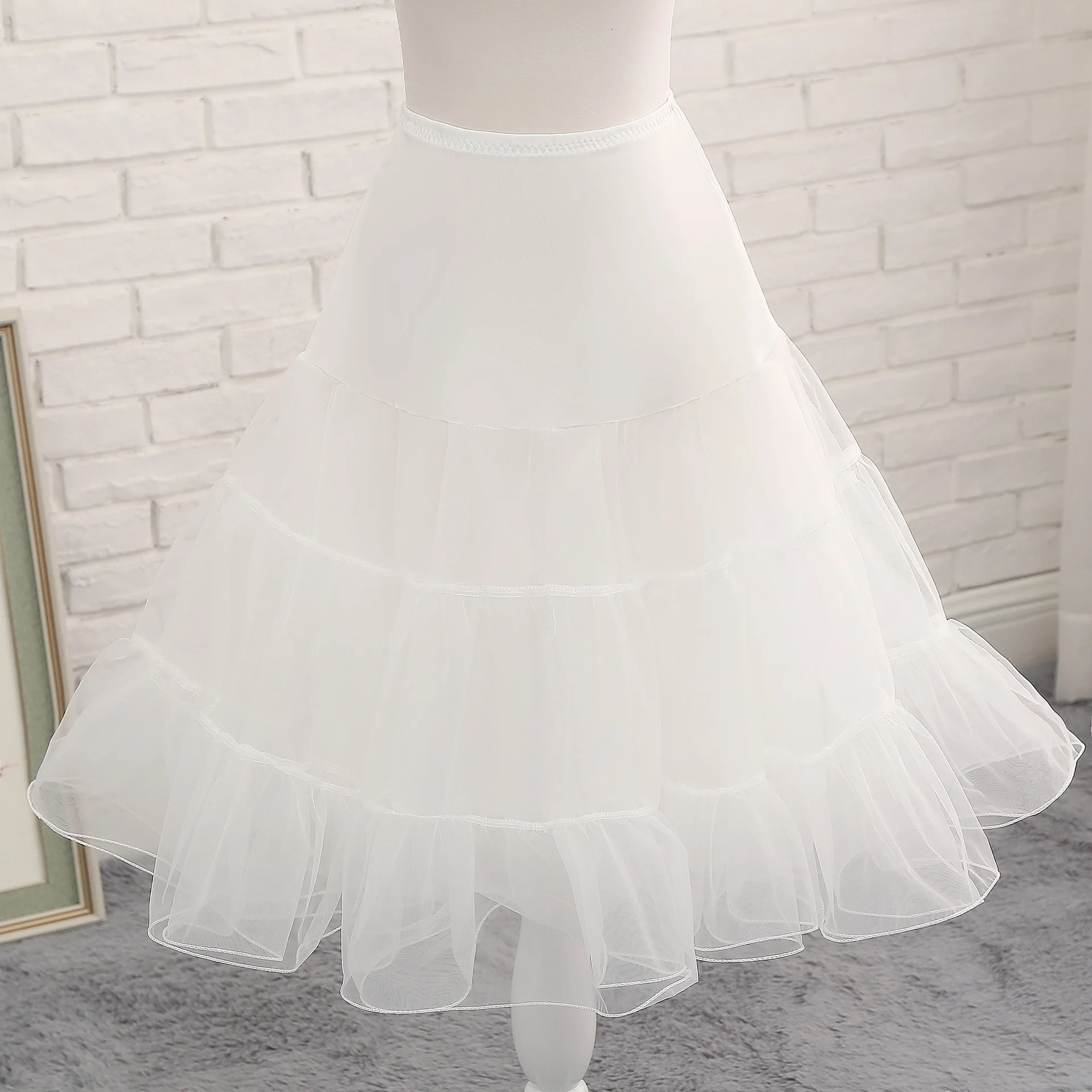 Free Short Organza Halloween sottoveste Crinoline Vintage Wedding sottoveste da sposa per abiti da sposa sottogonna Rockabilly Tutu