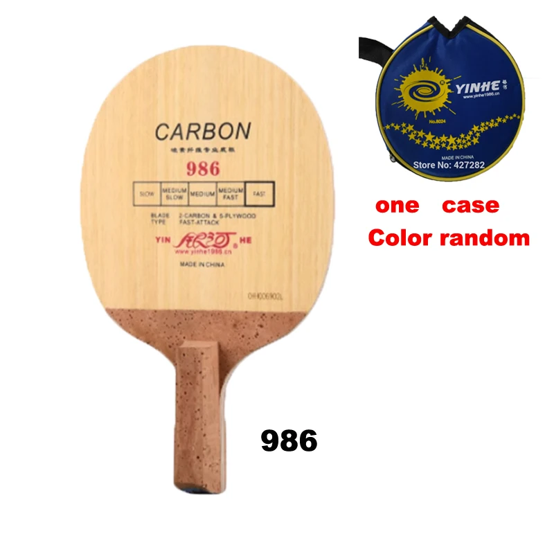 Original Galaxy yinhe 986 table tennis blade carbon blade fast attack with loop japanese penhold table tennis rackets racquet