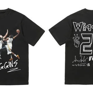 Các ngôi sao bóng rổ NBA STORS STORVE T -SHIRT, 100% Cotton, Top Wide Top, James NBA in, thời trang Harajuku, Thể thao 12 Áo sơ mi NBA bán hàng chính - №6