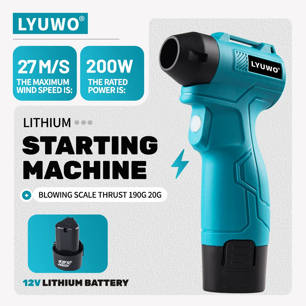 Manual Blower Turbo Jet Fan Mini Powerful Air Blower Household Turbo Portable Blowers Versatile Hand Blowers Maintenance Worker