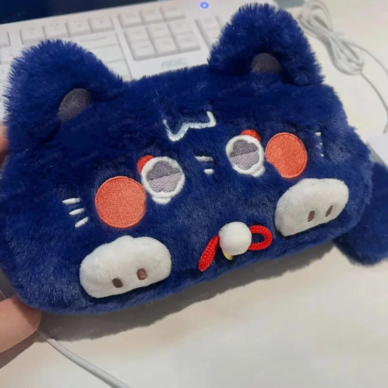 20x10x5CM Genshin Impact Plush Kawaii Bags Scaramouche The Tail Will Ring Cute Purse Suitable Capacity Mini Pencil Case Wallet