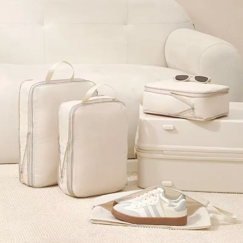 4-teiliges multifunktionales tragbares Kosmetikset, Reise- und Outdoor-Handtasche, große Aufbewahrungstasche für Geschäftsreisen – Detail 2
