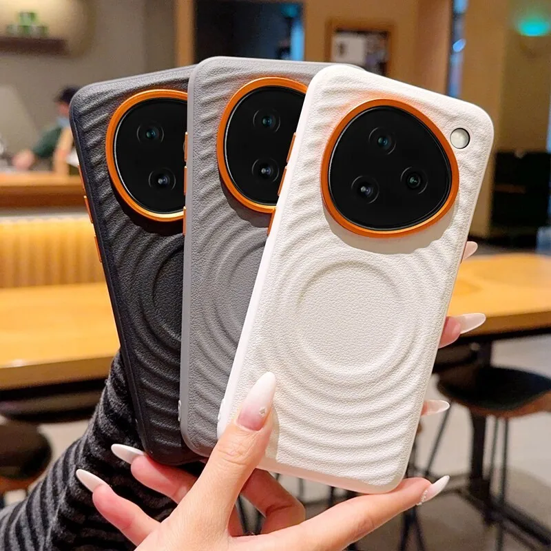 

For Nubia M153 Phone Case Magnetic Wave Design Full Coverage Silicone Protective Cover