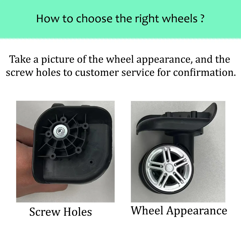 Applicable To 47R 25T American Tourister Luggage Wheel Accessories YQ206 YQ008 Double Wheel Trolley Wheel Repair Replacement