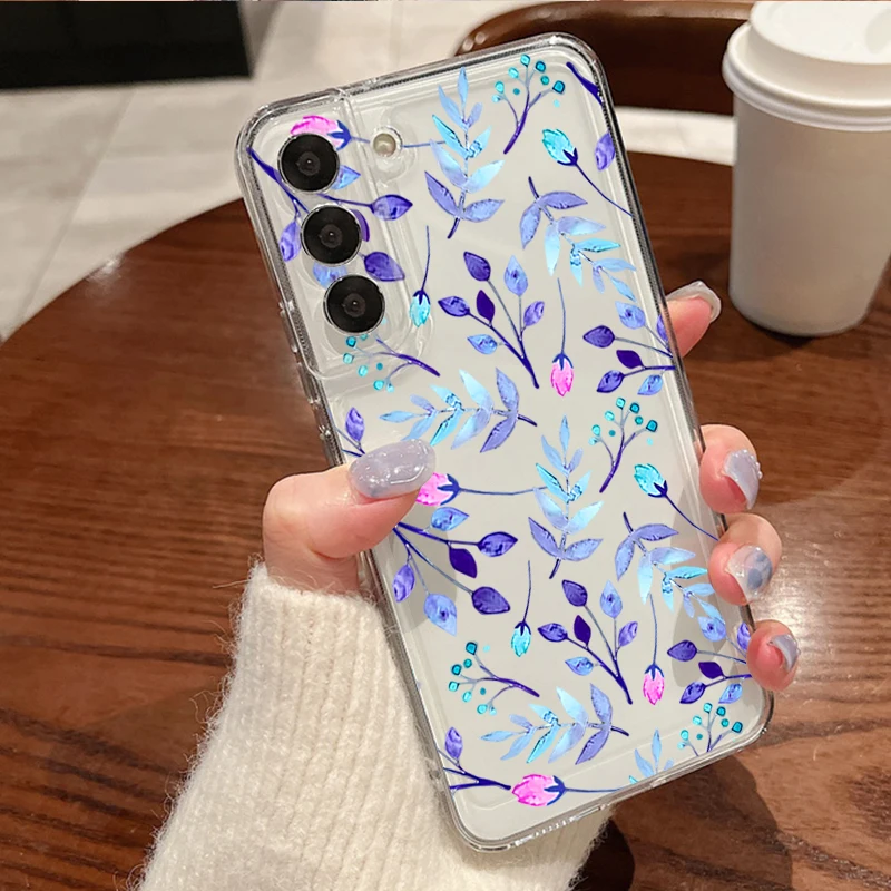 Realistic Flowers Pattern Phone Case For Samsung Galaxy S26 