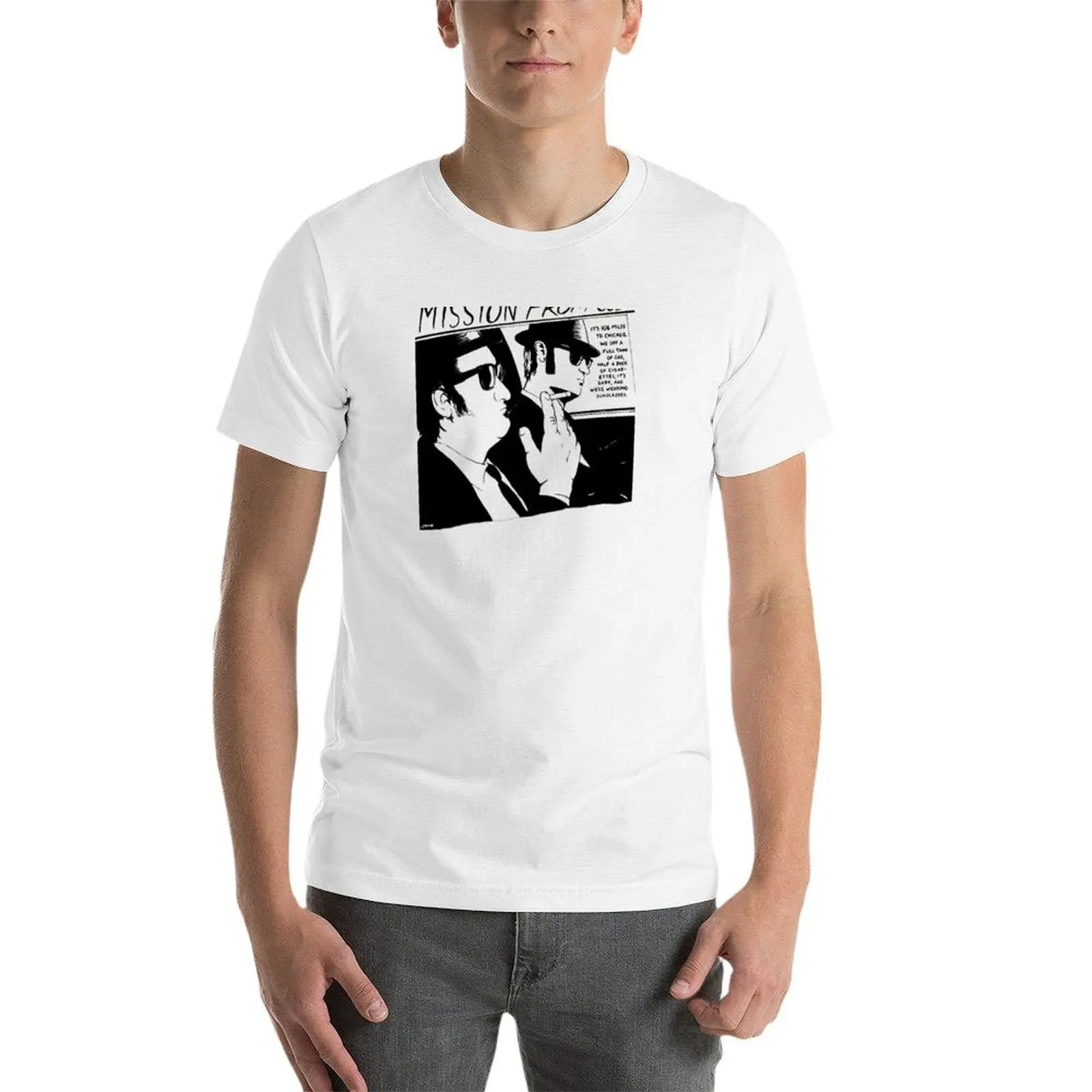 تي شيرت The Blues Brothers تي شيرت رجالي كاجوال تي شيرت شخصي