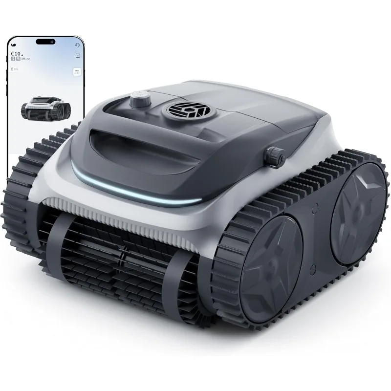 

Робот-пылесос, беспроводной пылесос для бассейна с более двойным всасыванием, тройные двигатели, интеллектуальная навигация, управление через приложение, стена/воквалайн