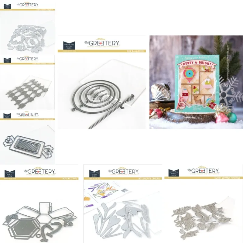 Troqueles de corte de metal con diseños de libélulas, mariposas, abejas, hierbas y conchas para manualidades DIY, scrapbooking, álbumes de fotos y creación de plantillas.