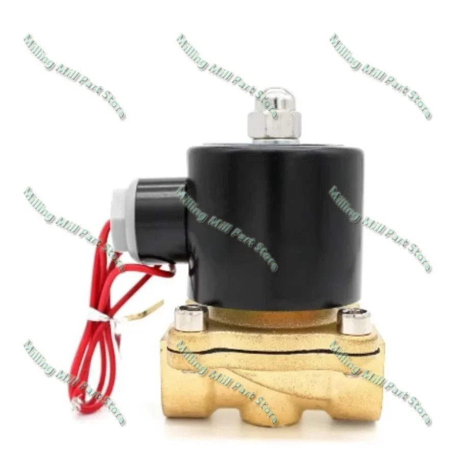 วาล์วน้ำไฟฟ้าทองเหลือง1/4 ''3/8'1/2'3/4 "1" DC12V DC24V AC220V 110V ปกติปิดวาล์วน้ำสำหรับอากาศน้ำมันน้ำ