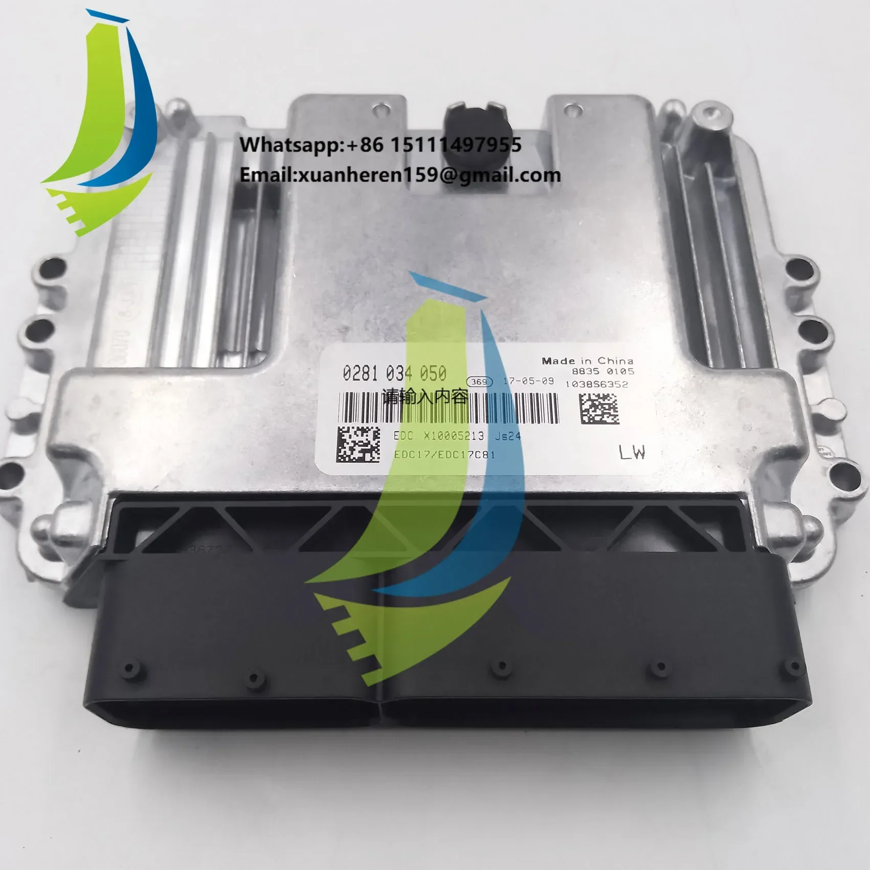 0281 034 050 Engine Electronic Control Unit ECU Controller 0281034050 EDC17 Mechanical Equipment Part