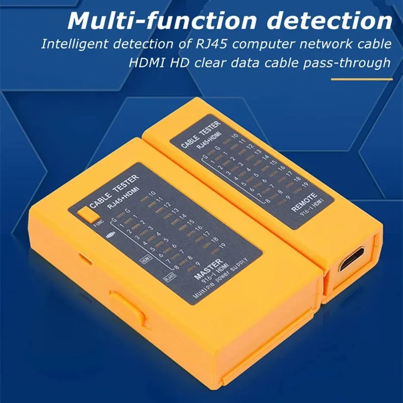 Zoerax-HDMIデジタルケーブルテスター,イーサネットテスター,ネットワークケーブル,rj45,2 in 1