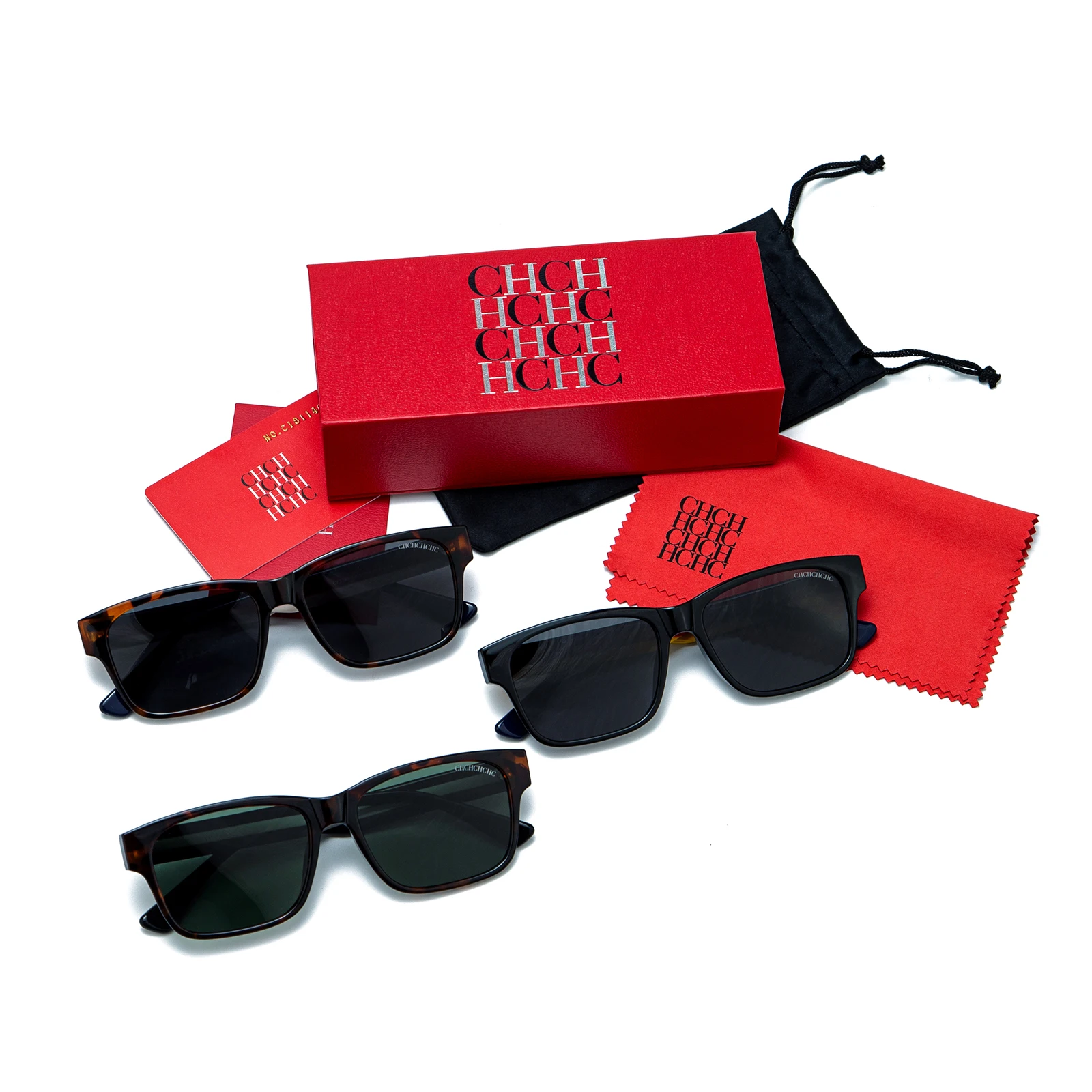 

Classic Square Sunglasses TR Frame Acetate Temple TAC UV Protection Multi Scene Color Block Gift Box