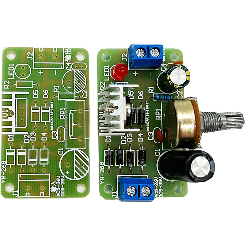 DC Circuit Experiment Electronic Component DIY Teaching Training Parts LM317 Continuous Adjustable Power Supply Kit