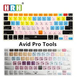 Hrh Waterdichte Avid Pro Tools Snelkoppeling Sneltoets Siliconen Keyboard Skin Cover Beschermende Film Voor Macbook Air Pro Retina 13 