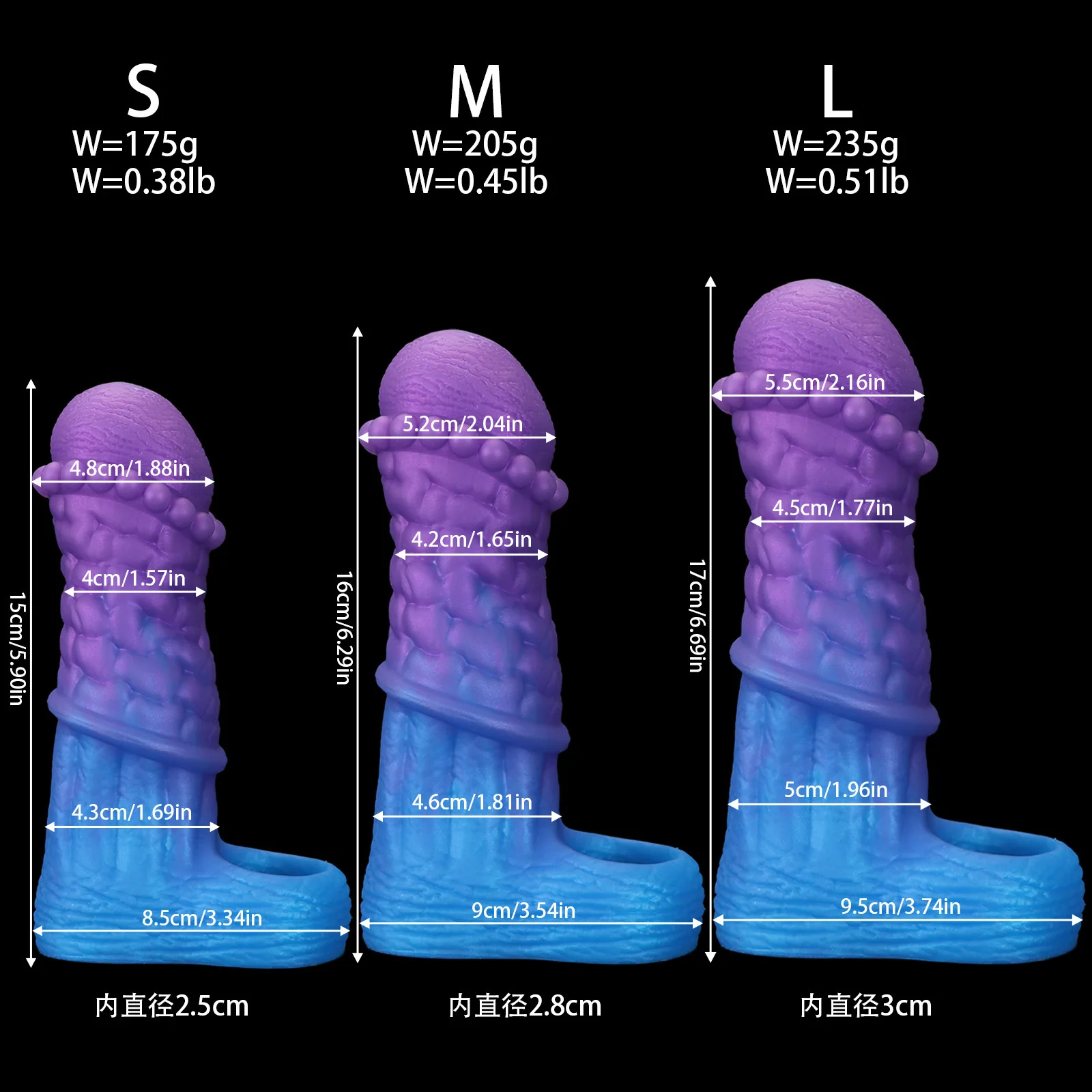 حلقة القضيب الذكور واقعية القضيب كم موسع الديك كم ديك توسيع تأخير القذف خاتم الديك قابلة لإعادة الاستخدام الواقي الذكري لعبة الجنس #3
