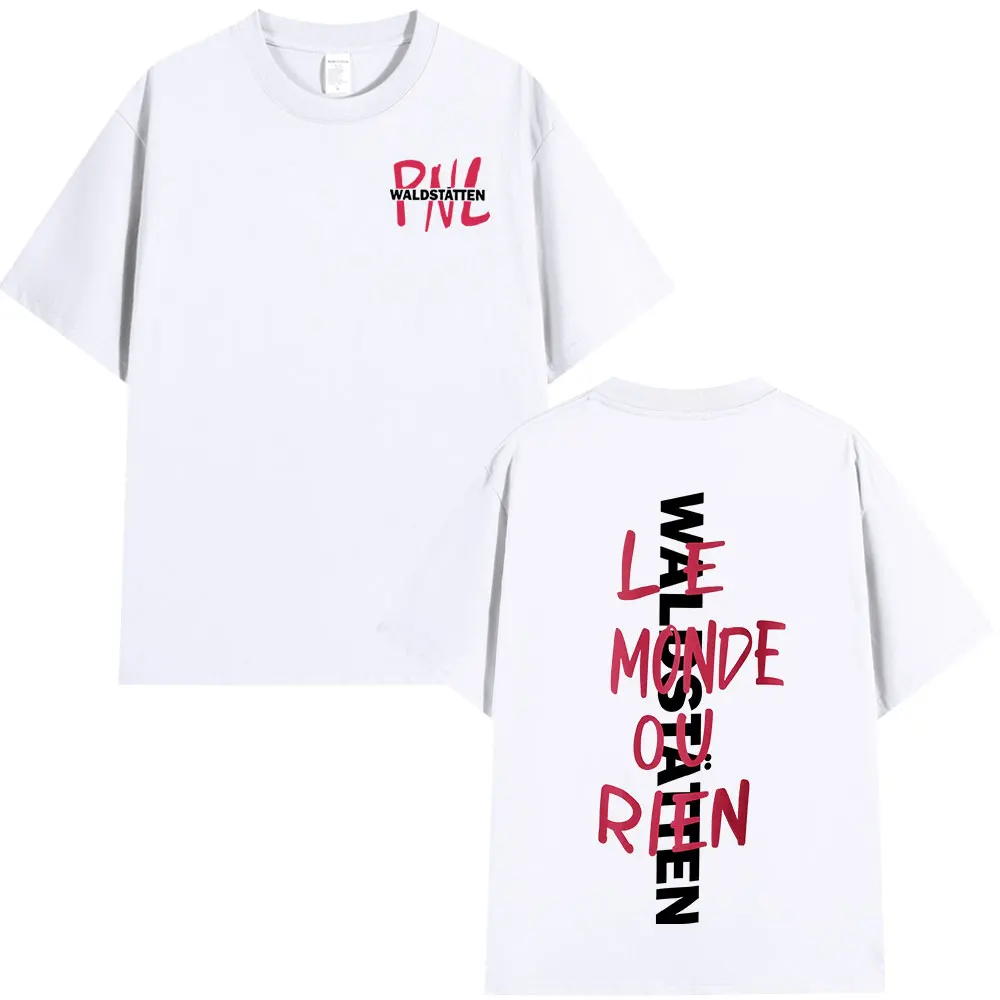 Rapper PNL Que La Famille Le Monde Chico Album T-shirt Men Women Hip Hop Fashion Short Sleeve T-shirts Cotton Casual T Shirt Top