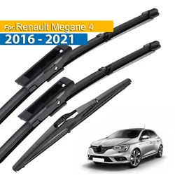 Erick's Wiper Front & Rear Wiper Blades Set For Renault Megane 4 2016 - 2021 Windshield Windscreen Window Rain Brushes 24