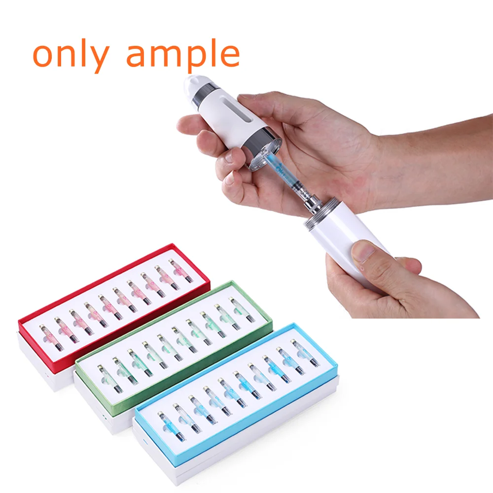 Amples for Non-Invasive Needle Free Meso Gun Machine Anti-Wrinkle Skin Whitening Skin Rejunation No-Needle Meso Device