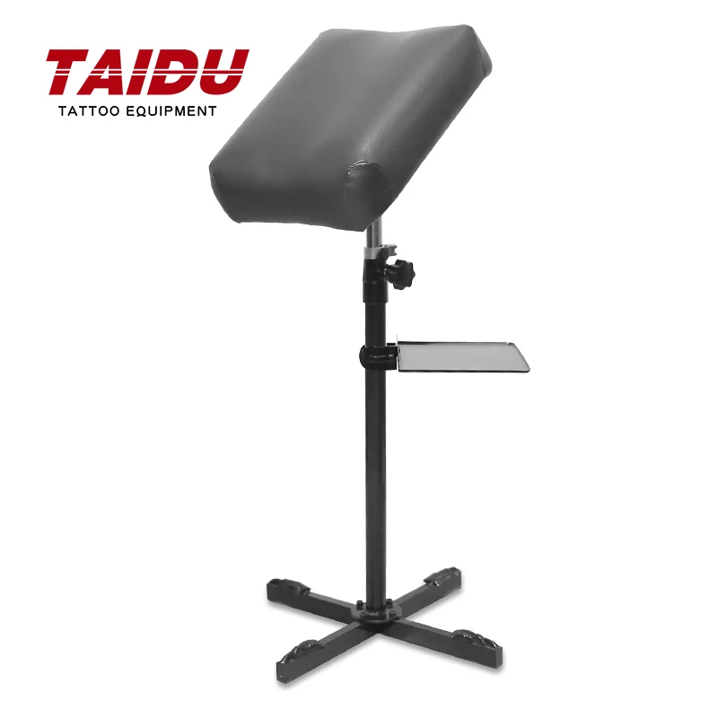 TAIDU Armrest Tattoo Portable Leather Seat Arm Rest Holder Tattoo Steel Folding Rests Arm Tattoo Supplies ST 10