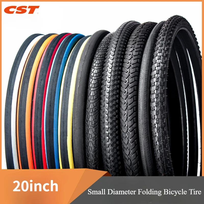 CST 20inch Bicycle Tire Wear-Resisting BMX Small Diameter Folding Bicycle Tire 20*1.35 1.5 1.75 1.95 2.125 2.4 3.00 BMX 406 tyre