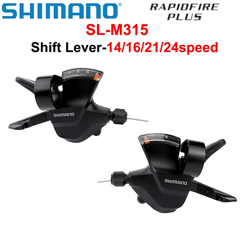 SHIMANO Altus SL-M315 SL-M310 MTB palanca de cambios 2X7 2X8 3x7 3x8 2 3 7 8 14 16 21 24 S velocidad bicicleta de montaña palanca de cambios juego de gatillo