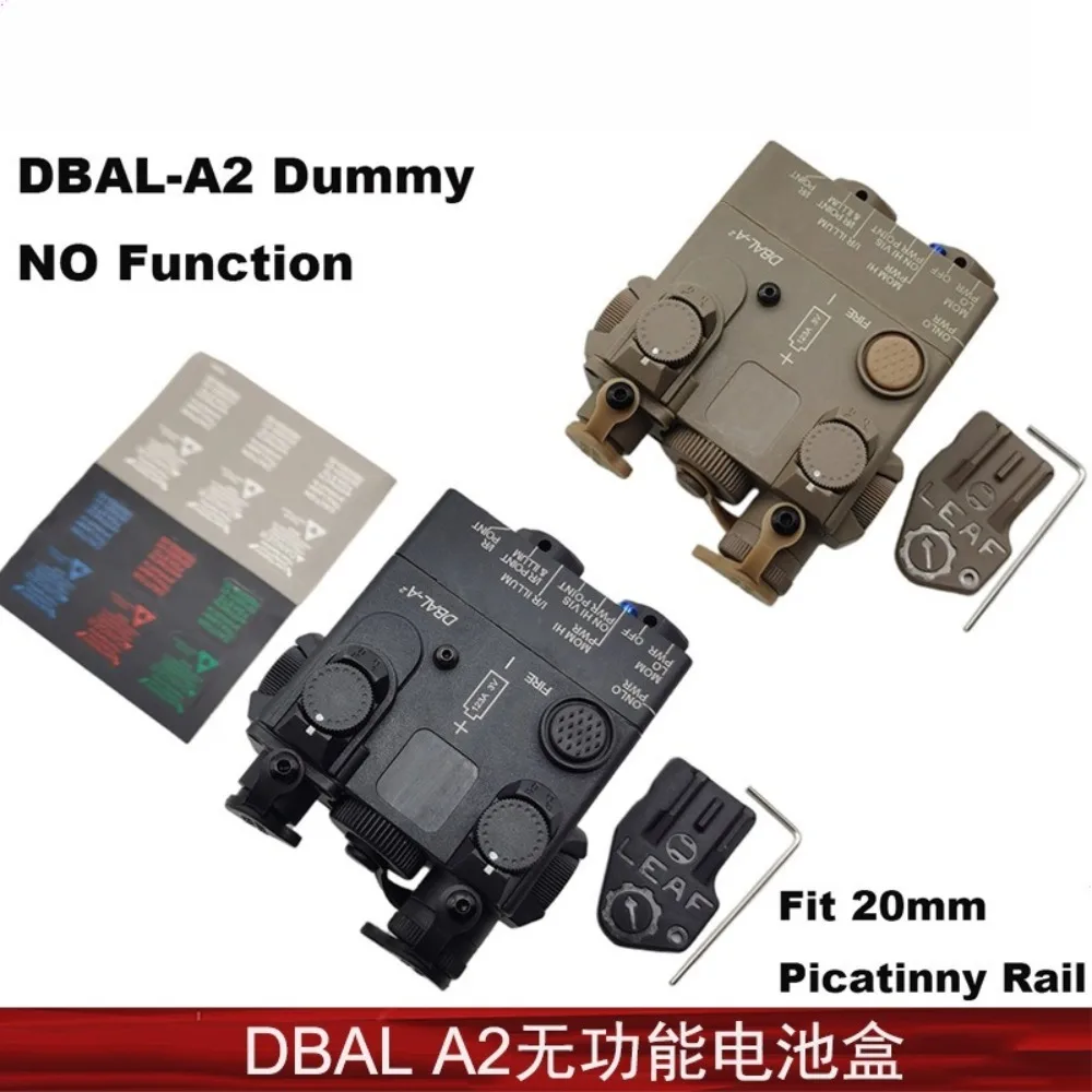 戦術的なおもちゃモデル DBAL-A2 レーザーレーザー PEQ15 射撃小道具電池ボックス機能装飾