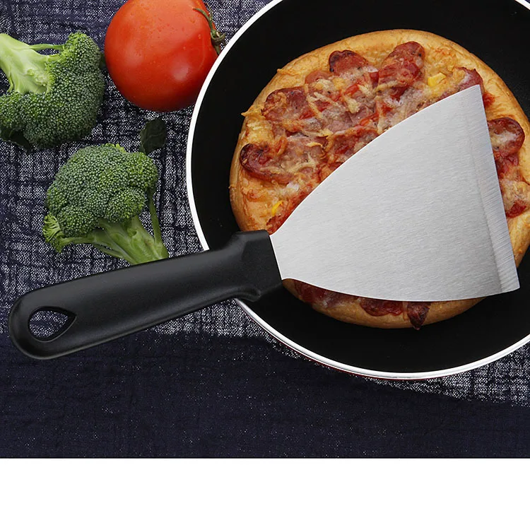 Stainless Steel Riveted Restaurant Grilling BBQ Tools Pizza Steak Fried Shovel Spatula Turner Kitchen Utensils