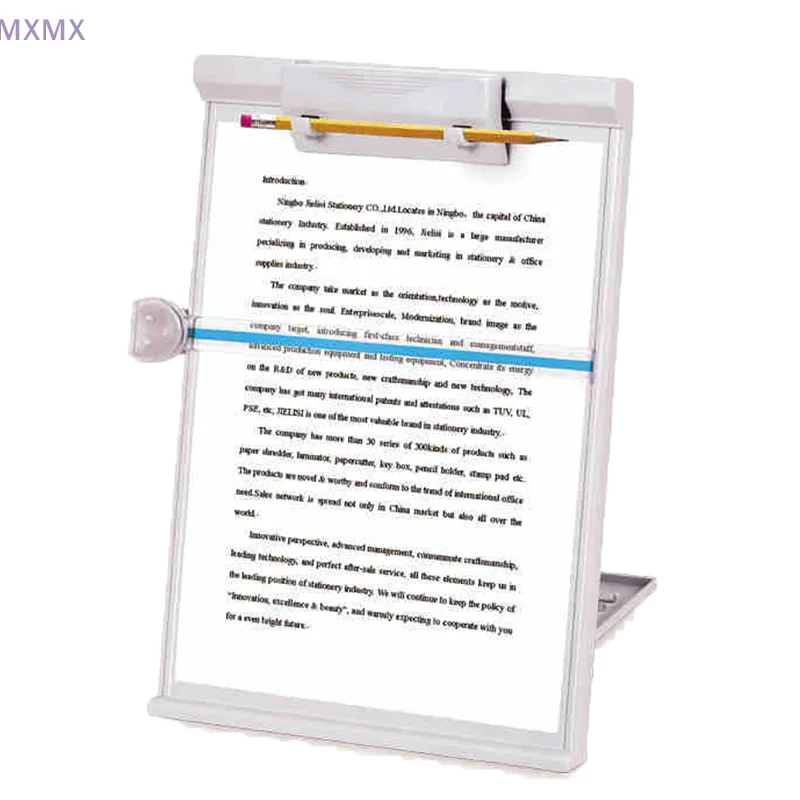 

A4 Reading Holder Desktop Document Holder With Adjustable Clip Document Reading Stand For Office/School/Home