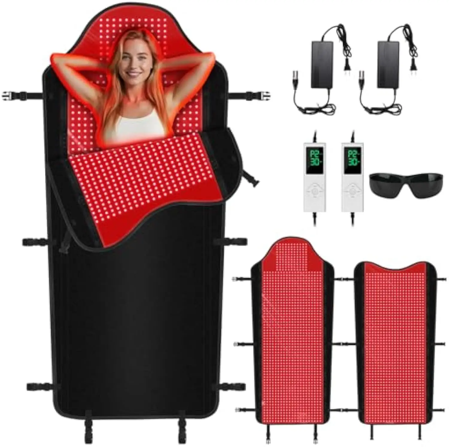 

Hot selling：Factory Price Full Body Red Light Therapy Dual Wavelength 660nm 850nm LED Blanket