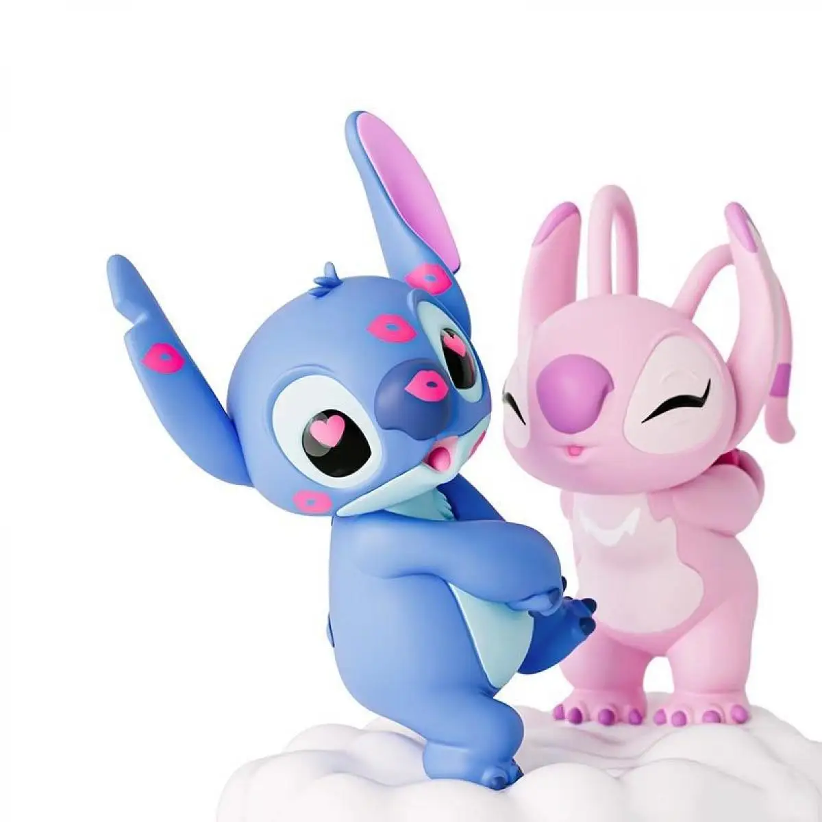 الغريبة وفتاة تقبيل تمثال بولي كلوريد الفينيل Kawaii سطح المكتب سيارة زخرفة للأزواج الخيال العلمي الرومانسية الكرتون تحصيل الديكور نموذج