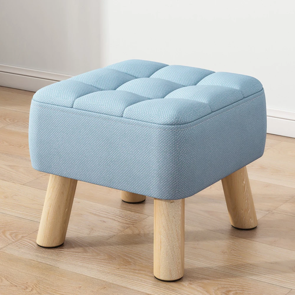 1 Pcs Foot Rest Stool Hallway Home Decor Furniture Stool Small Wooden Stools Sofa Ottomans Foot Rest Stools Shoe changing stool