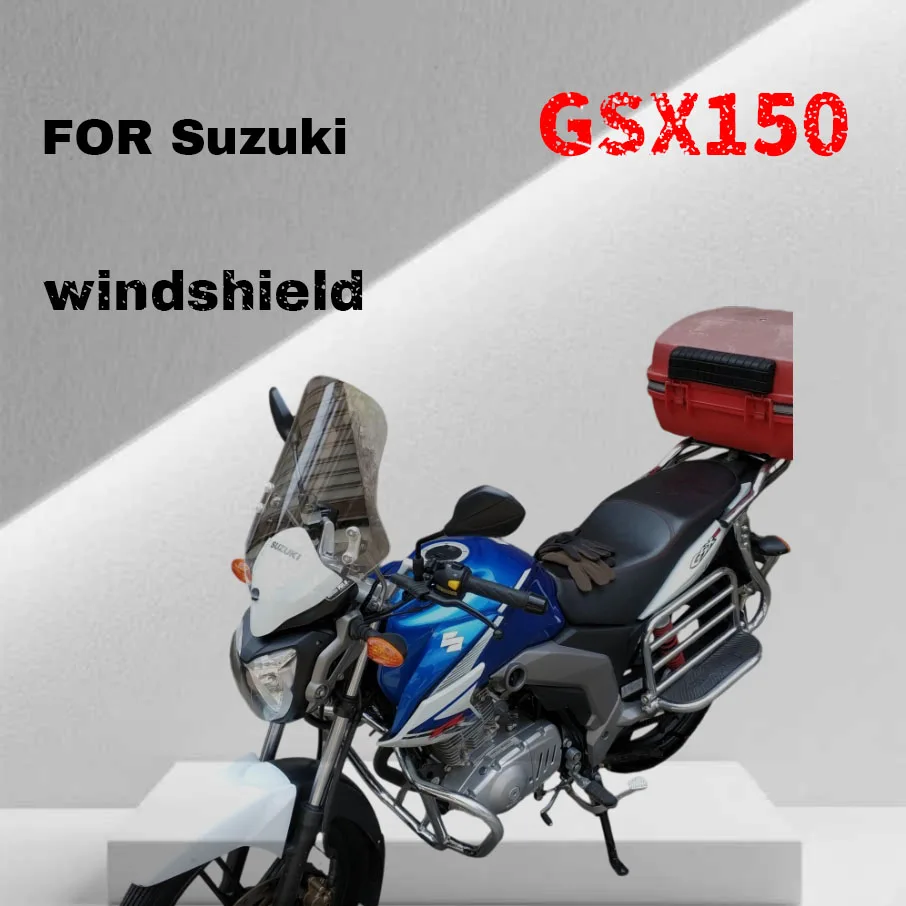 

For moped Suzuki GSX150 Windshield, Front Windshield Mirror, Imported Glass, Free Shipping, High Windshield