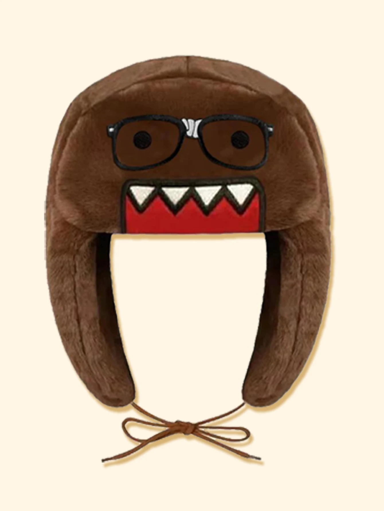 Fashionable winter warm hat cute winter hat brown Ushanka hat boys and girls children cartoon anime hat Gorras