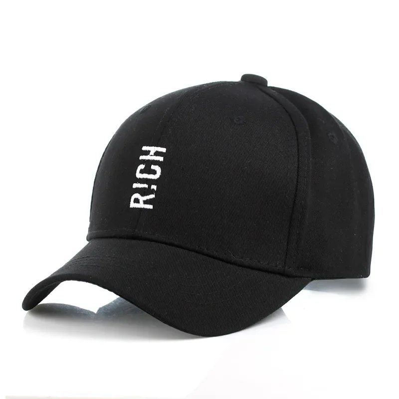 Topi Hip-hop bordir huruf Fashion untuk topi Duckbill pasangan tabir surya Punk uniseks topi tabir surya luar ruangan kasual topi tabir surya andri모ul-모00 용