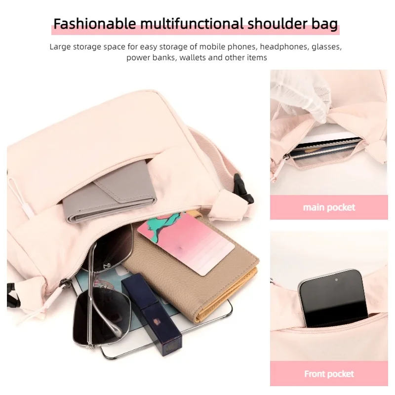 حقيبة كروس كاجوال للسيدات، حزام كتف قابل للتعديل، حقيبة يد عصرية، مناسبة للاستخدام اليومي، التنقل، التسوق، إلخ #5