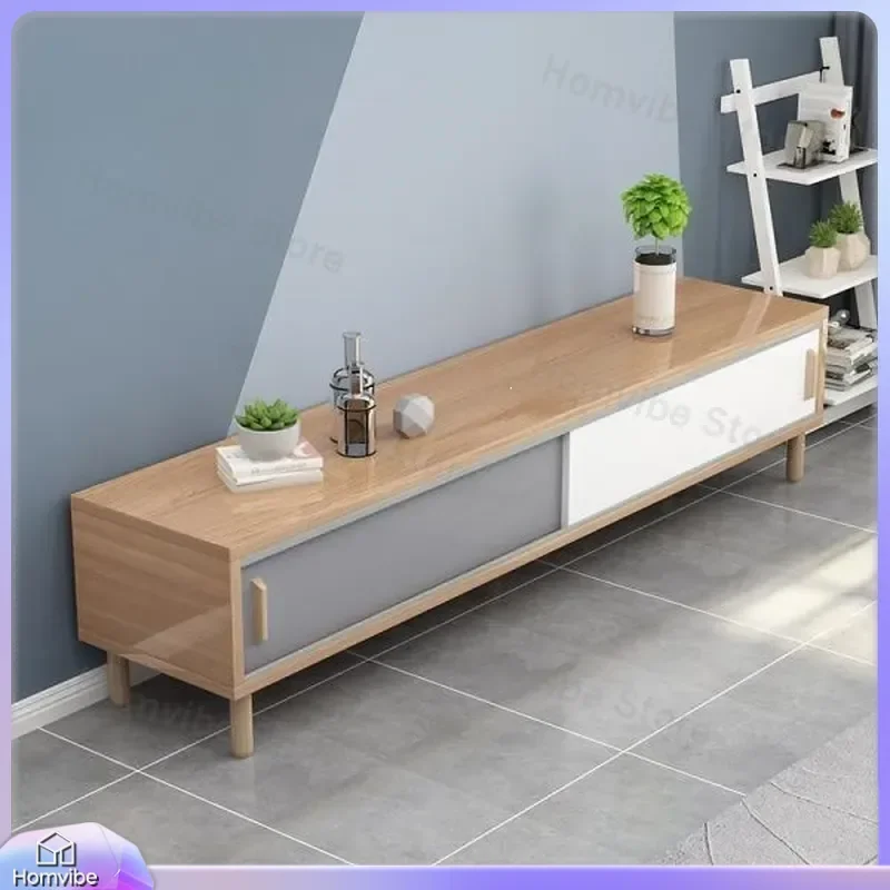 Nordic Simple TV Cabinet Living Room Storage Unit Wall Mounted Media Console Small Apartment Bedroom Furniture Modern