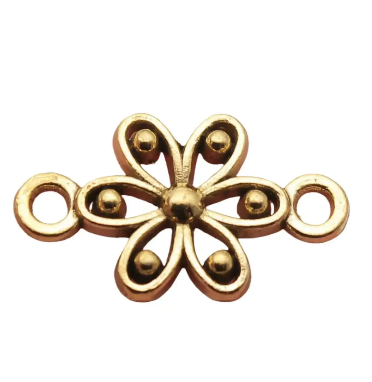 

40pcs 18*10mm Vintage Zinc Alloy metal flower connector HWL2624 handmade findings DIY accessories