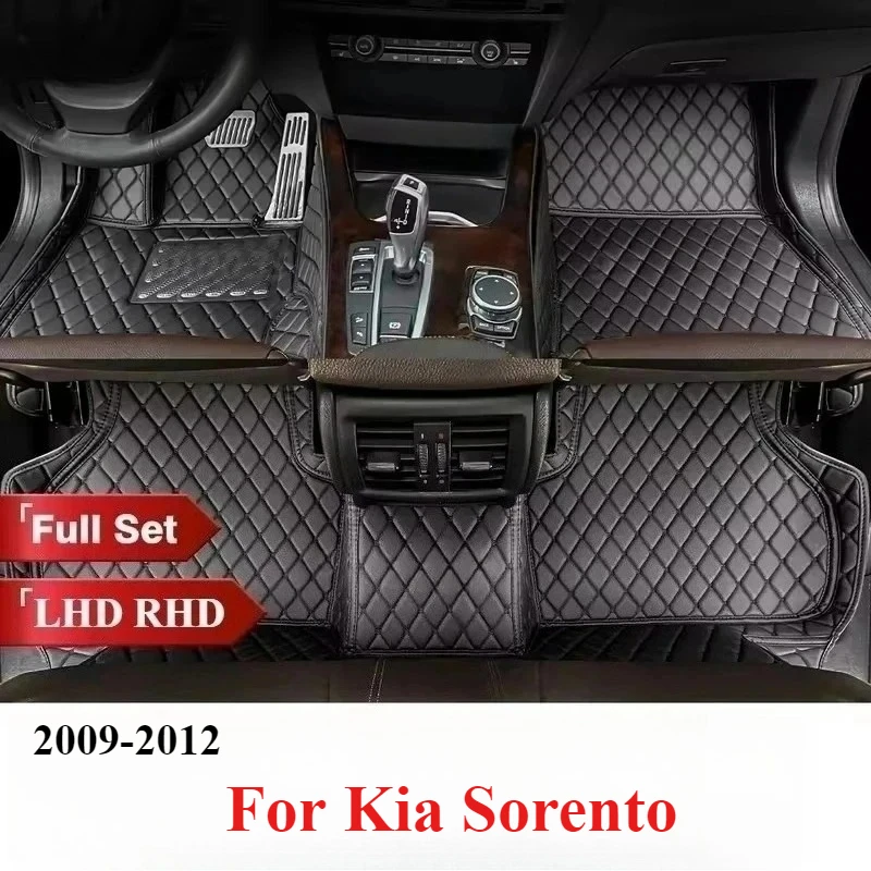 

Для Kia Sorento Prime 2012 2011 2010 2009 (7 мест) Автомобильные коврики Коврики Автозапчасти для салона Ковры Аксессуары для ног Чехлы