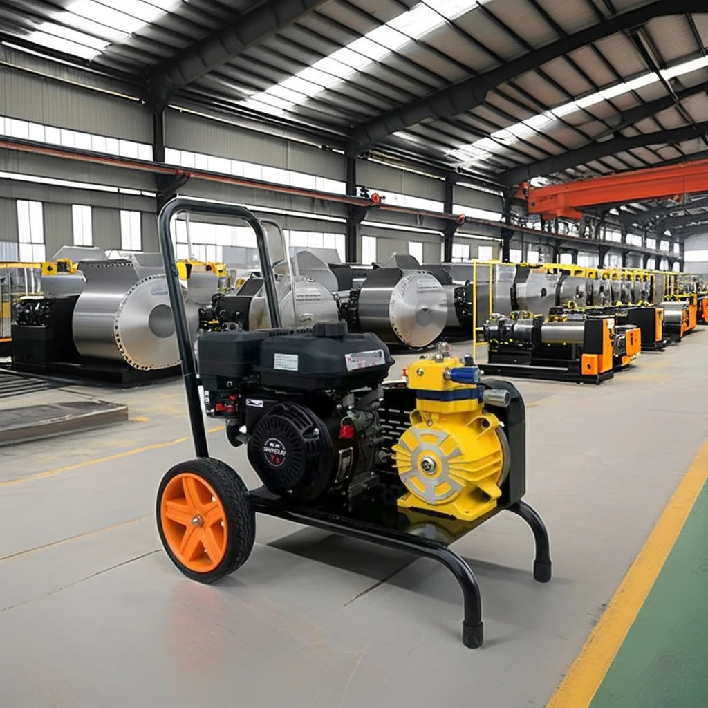 Imported  sprayer high pressure airless latex paint exterior wall paint diesel sprayer paint cold spray marking machine