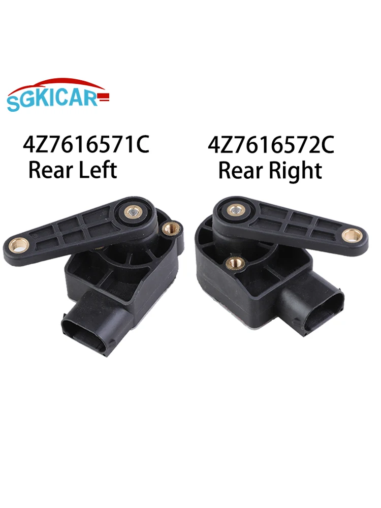 4Z 7616571 C 4Z 7616572 C Suspension pneumatique de capteur de niveau de hauteur de phare arrière gauche droit 4Z 7505465 4Z 7505466 Pour Audi A6 C5 4B Allroad