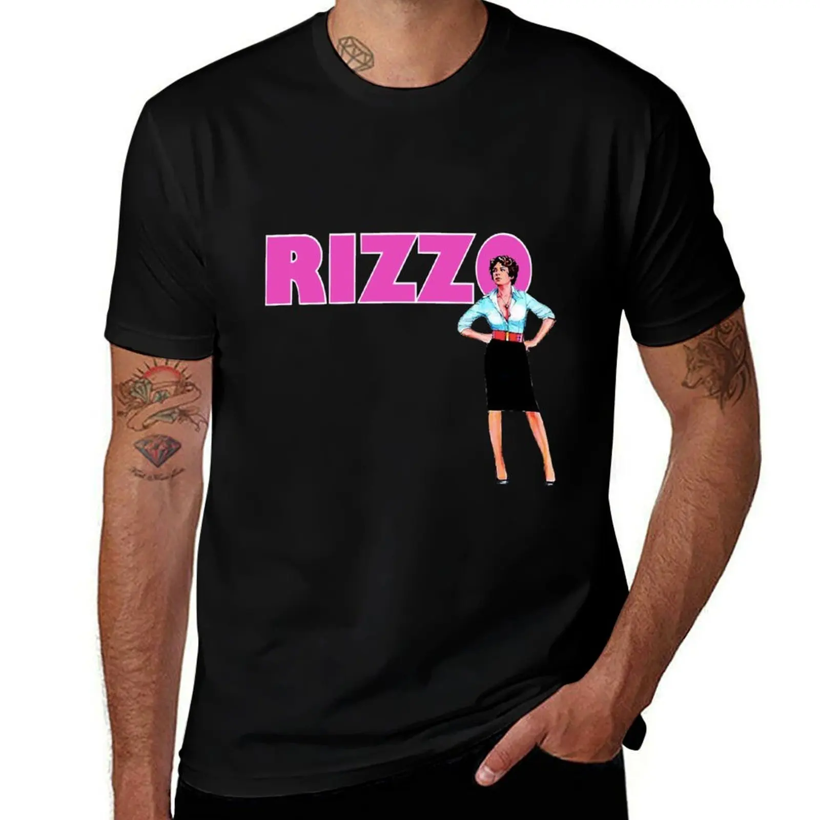 RIZZO GREASE STOCKARD CHANNING T-Shirt Casual Basic Street Style T-Shirt