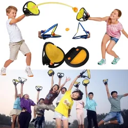 Outdoor catching game parent-child throwing and catching fitness hand-held ball rack exercise training hand eye coordination toy