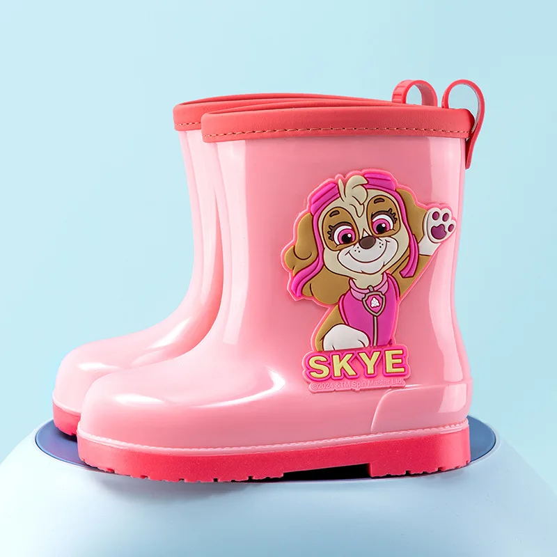 Paw Patrol Chase Children Rain Boots Baby Boys Girl EVA Non-slip Outdoor Cartoon Rain Boots Anti Slip Waterproof Water Boots