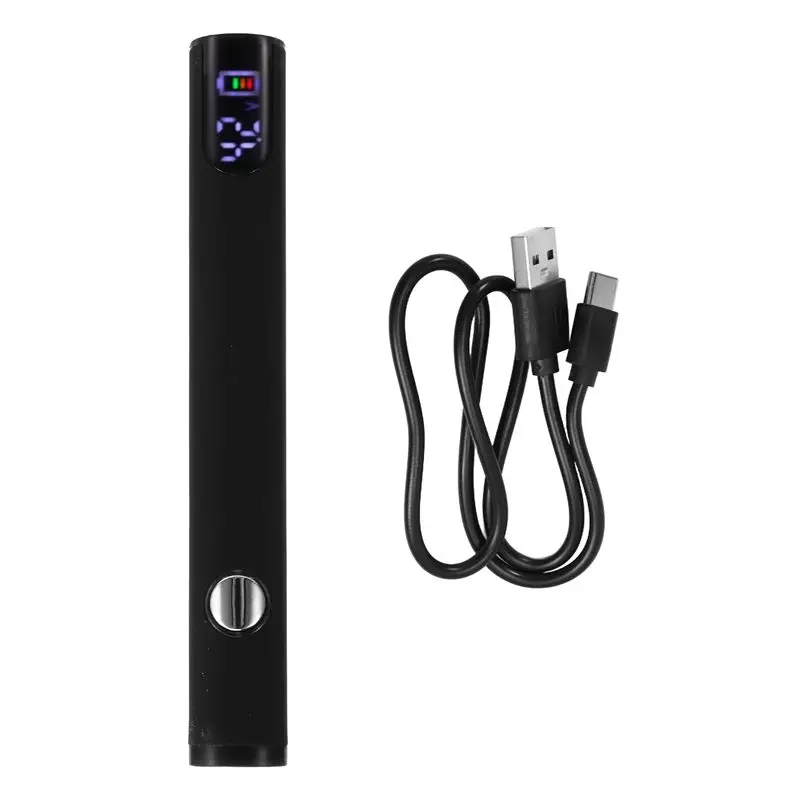 ABVT-5X 510 Thread Battery Cart Pen Headless Electric Soldering Iron With Adjustable Temperature Soldering Iron Kit Black