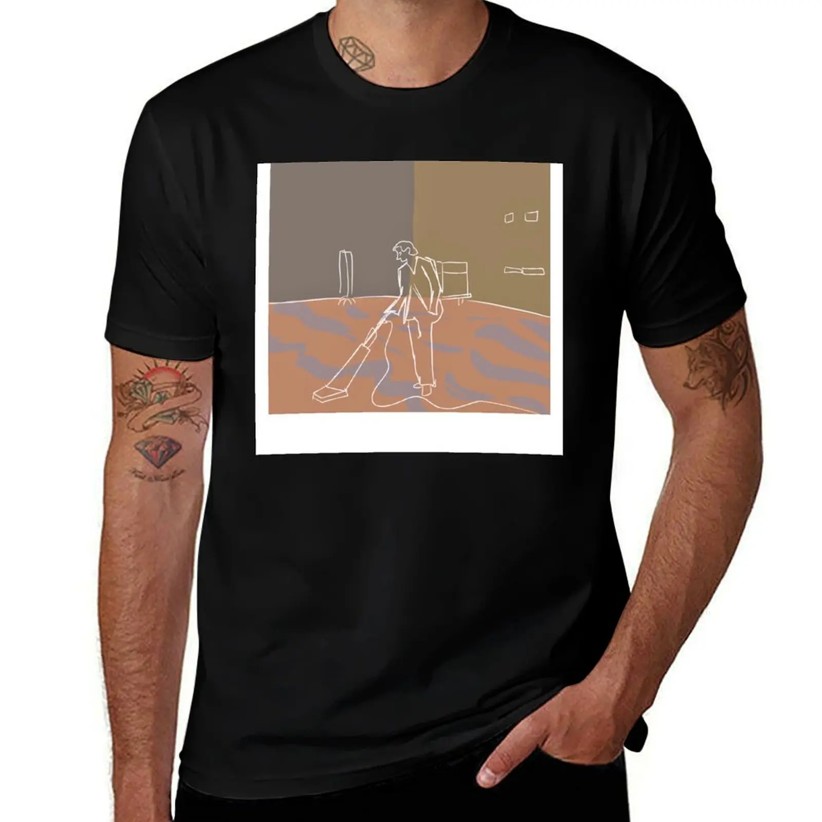 T-shirt à manches courtes avec imprimé estival du casino et de l'hôtel Tranquility Base