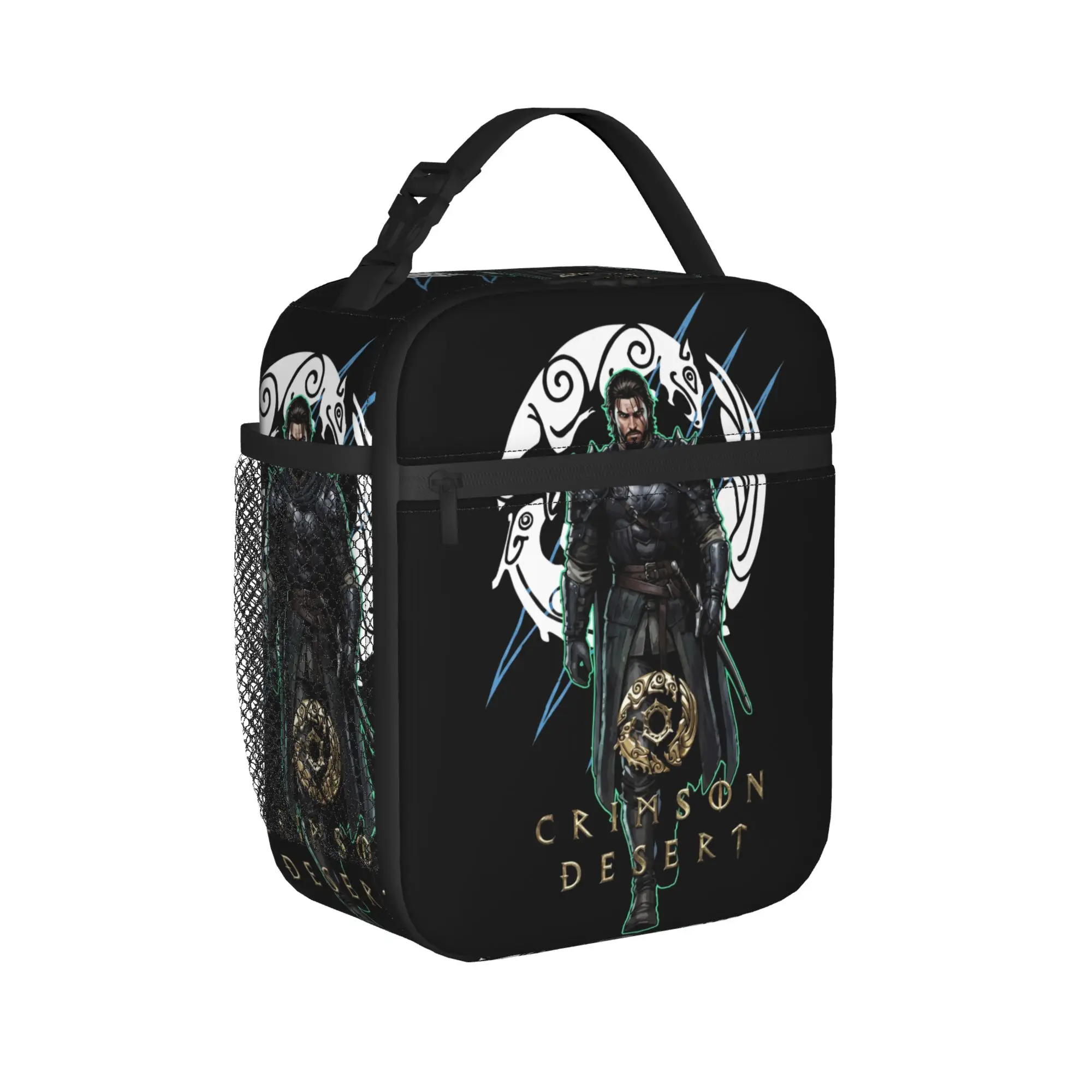 Crimson Desert Insulated Lunch Bag Thermal Bag Reusable,Meal Container  Large Tote Lunch Box Bento Pouch College  Outdoor
