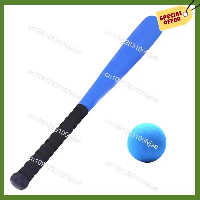 

August Baseball Bat Ball Set 64Cm Funny Games Kids Bat For Adults Kids Light Baseball Bat With Training Ball Blue