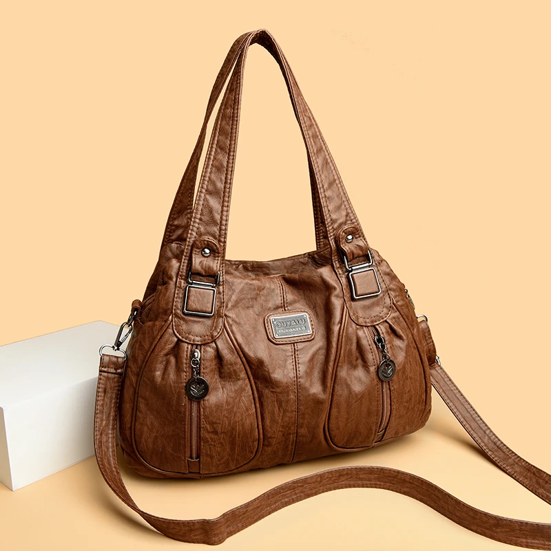 

Crossbody Shoulder Hand Bags for Women High Quality Leather Luxury Handbags Women Bags Designer Underarm Sac Casual Tote Summer