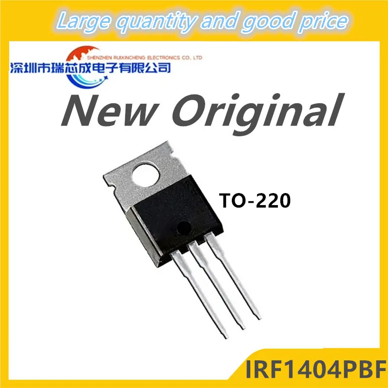 10-50PCS Lot Real Original Bulk New IRF1404 IRF1404PBF MOS N Channel MOSFET 162A 40V IRF1404N IRF1404Z TO-220