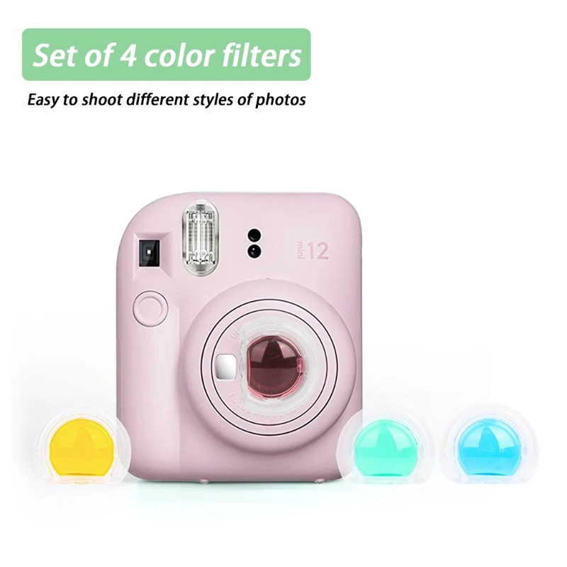 ミニ12カメラ用の軽量クローズアップレンズフィルターセット高品質写真効果旅行に優しいカメラフィルター